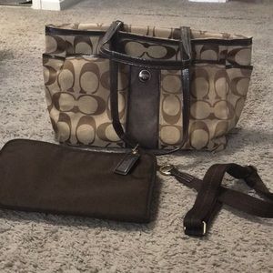 Coach diaper bag